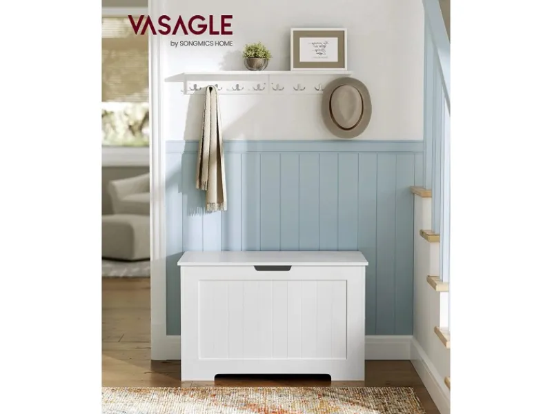 Vasagle Schuhtruhe 40 cm x 76 cm x 48 cm Weiß