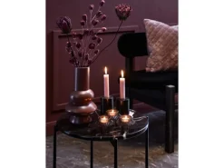 Vase Midnight Mystery 25,5 cm x Ø 14 cm Burgunderrot