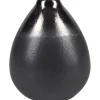 Best Vase Minimalist Zen Keramik 12,8 cm x Ø 10,2 cm Schwarz