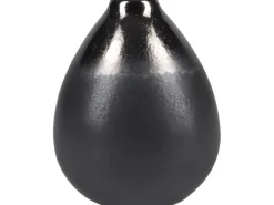 Best Vase Minimalist Zen Keramik 12,8 cm x Ø 10,2 cm Schwarz