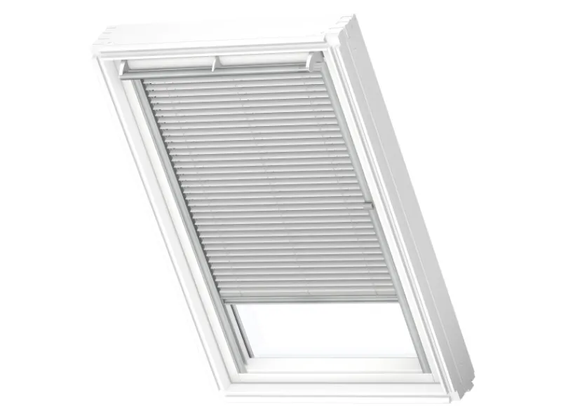 Velux Jalousie Manuell PAL Y45 7057S 75 cm x 124 cm Silber Gebürstet