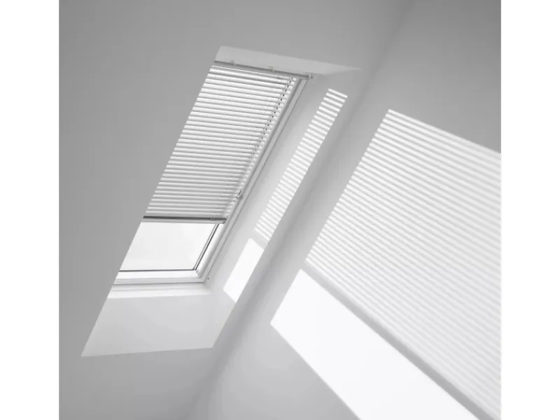 Velux Jalousie Manuell PAL Y45 7057S 75 cm x 124 cm Silber Gebürstet