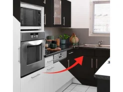 Outlet Venilia Klebefolie Leder Grau 45 cm x 150 cm