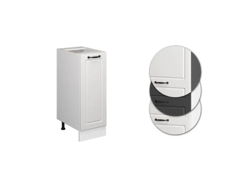 Vicco Apothekerschrank R-Line Landhaus/ 30 cm ohne Arbeitsplatte