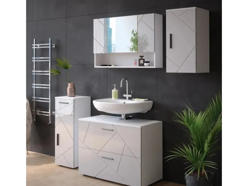 Vicco Badschrank Irma Hochglanz 30 x 59 cm