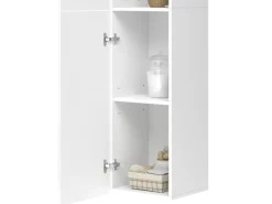 Online Vicco Badschrank Izan Hochglanz 37 x 172 cm Weiß