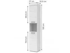 Vicco Badschrank Luna 37 x 190 cm