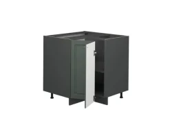 Online Vicco Eckunterschrank Fame-Line Grün-Gold Landhaus/Anthrazit 81 cm ohne Arbeitsplatte Dunkelgrün