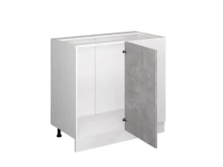 Vicco Eckunterschrank R-Line Küchen Eckschrank /Weiß 86 cm ohne Arbeitsplatte