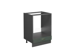 Vicco Herdumbauschrank Fame-Line Grün-Gold Landhaus/Anthrazit 60 cm ohne Arbeitsplatte