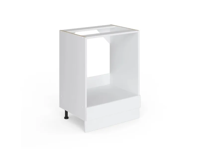 Best Vicco Herdumbauschrank R-Line Hochglanz/ 60 cm ohne Arbeitsplatte Weiß