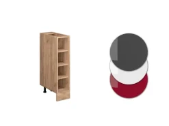 Discount Vicco Küchenregal R-Line Offener Küchenschrank Goldkraft 20 cm ohne Arbeitsplatte Eiche