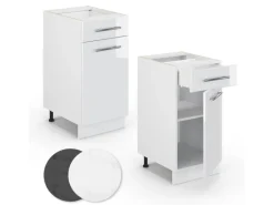 Vicco Küchenunterschrank Fame-Line Hochglanz/ 40 cm ohne Arbeitsplatte