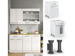 Vicco Küchenunterschrank Fame-Line Hochglanz/ 60 cm mit Schublade ohne Arbeitsplatte