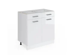Vicco Küchenunterschrank R-Line Hochglanz/ 80 cm ohne Arbeitsplatte
