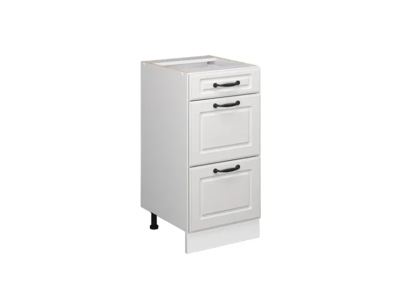 Vicco Küchenunterschrank R-Line Landhaus/ 40 cm mit Schubladen ohne Arbeitsplatte