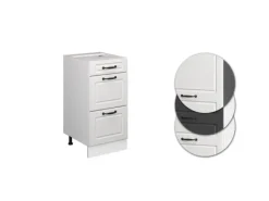 Vicco Küchenunterschrank R-Line Landhaus/ 40 cm mit Schubladen ohne Arbeitsplatte