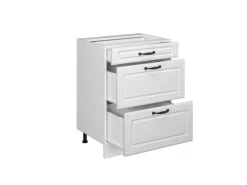 Vicco Küchenunterschrank R-Line Landhaus/ 60 cm mit Schubladen ohne Arbeitsplatte