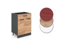 Vicco Küchenunterschrank R-Line Goldkraft 60 cm mit Schublade ohne Arbeitsplatte