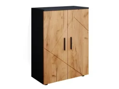 Vicco Midischrank Irma Anthrazit/Goldkraft 60 x 81 cm