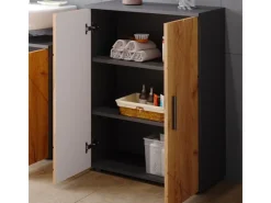 Vicco Midischrank Irma Anthrazit/Goldkraft 60 x 81 cm