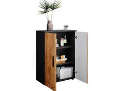 Vicco Midischrank Irma Anthrazit/Goldkraft 60 x 81 cm