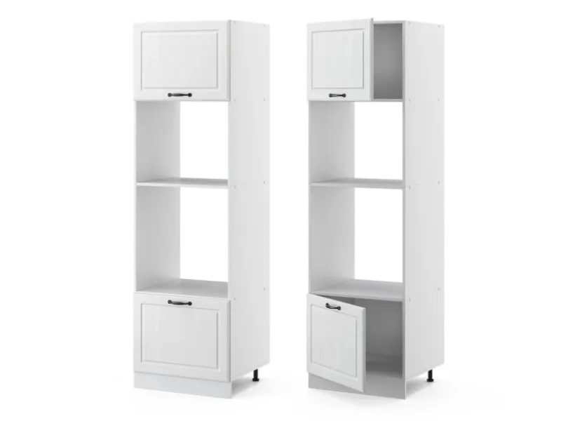Online Vicco Mikrowellenschrank R-Line Küchenregal für die Mikrowelle Landhaus/ 60 cm Weiß