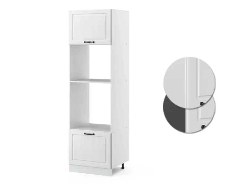 Online Vicco Mikrowellenschrank R-Line Küchenregal für die Mikrowelle Landhaus/ 60 cm Weiß