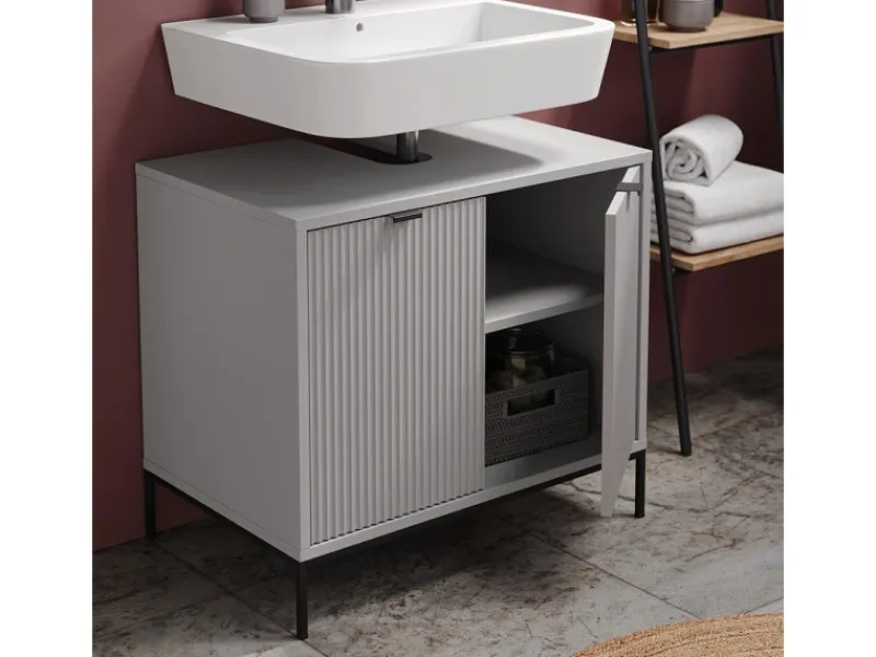 Vicco Waschbeckenunterschrank Eliza 70 x 63 cm mit Türen und Schublade