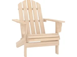 Online vidaXL Adirondack-Gartenstuhl mit Tisch Massivholz Tanne 315922 Hellbraun