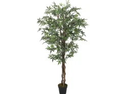 Hot vidaXL Ahornbaum Künstlich 224 Blätter 80 cm Grün