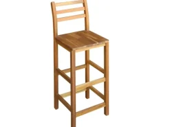 vidaXL Bartisch und Stuhl-Set 7-tlg. Akazienholz Massiv