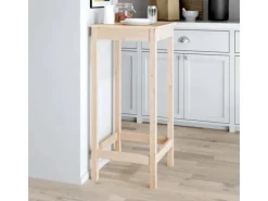 vidaXL Bartisch 50x50x110 cm Massivholz Kiefer