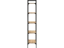 vidaXL Bücherregal 5 Fächer Sonoma-Eiche 56x31,5x174 cm Holzwerkstoff