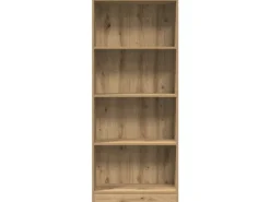 vidaXL Bücherregal Artisan-Eiche 60x24x143 cm Holzwerkstoff 857820