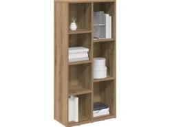 vidaXL Bücherregal Artisan-Eiche 50x25x104 cm 855965