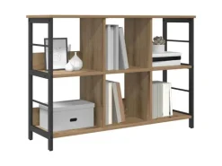 Clearance vidaXL Bücherregal Artisan-Eiche 102 x 32 x 72,5 cm Holzwerkstoff 884017 Artisan Eiche