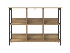Clearance vidaXL Bücherregal Artisan-Eiche 102 x 32 x 72,5 cm Holzwerkstoff 884017 Artisan Eiche