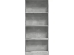 Hot vidaXL Bücherregal 60x24x143 cm Holzwerkstoff 857815 Betongrau