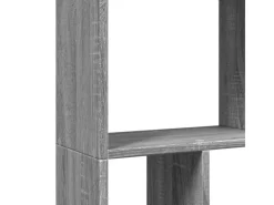 Outlet vidaXL Bücherregal Grau Sonoma 60x20x120 cm Holzwerkstoff 858152