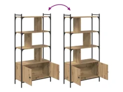 vidaXL Bücherregal Holzwerkstoff 882150