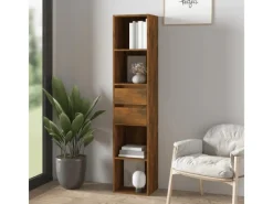 vidaXL Bücherregal Räuchereiche 36x30x171 cm Holzwerkstoff