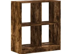 Clearance vidaXL Bücherregal Räuchereiche 68,5x32x75 cm Holzwerkstoff