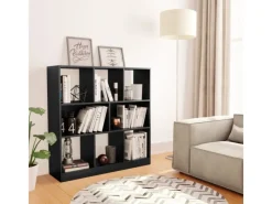 Online vidaXL Bücherregal Schwarz 97,5x29,5x100 cm Holzwerkstoff