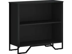 New vidaXL Bücherregal 80x31x74,5 cm Holzwerkstoff 848619 Schwarz