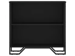 New vidaXL Bücherregal 80x31x74,5 cm Holzwerkstoff 848619 Schwarz