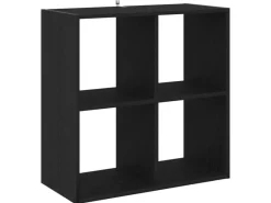 vidaXL Bücherregal Schwarze Eiche 68,5 x 32 x 68,5 cm Holzwerkstoff 868060