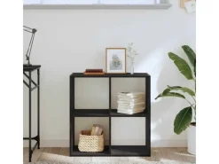 vidaXL Bücherregal Schwarze Eiche 68,5 x 32 x 68,5 cm Holzwerkstoff 868060