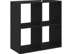 vidaXL Bücherregal Schwarze Eiche 68,5 x 32 x 68,5 cm Holzwerkstoff 868060
