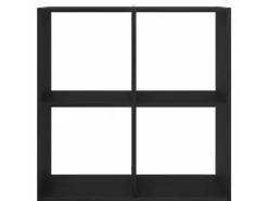 vidaXL Bücherregal Schwarze Eiche 68,5 x 32 x 68,5 cm Holzwerkstoff 868060